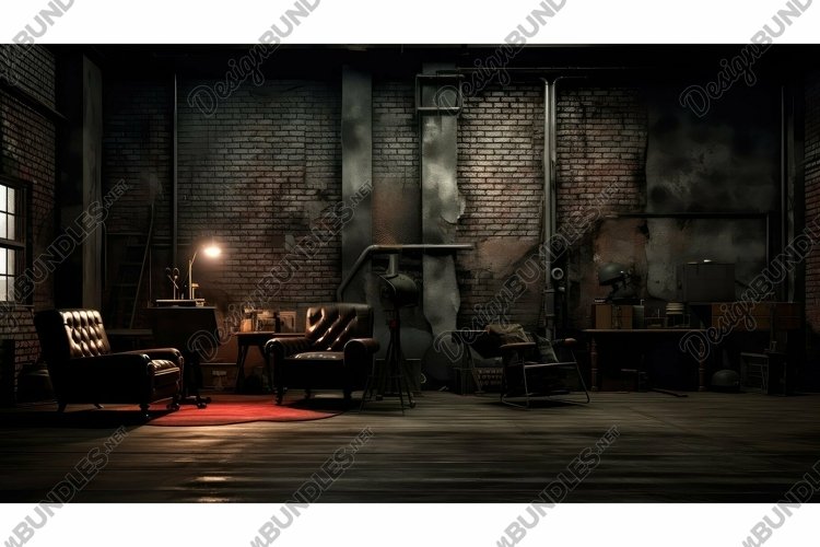 walls industrial room dark example image 1