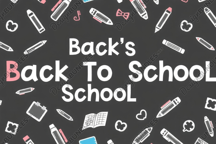 Back To School Design Background