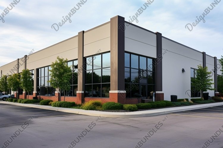 Sign Board Mockup Commercial Building Fascia Aluminium Metal