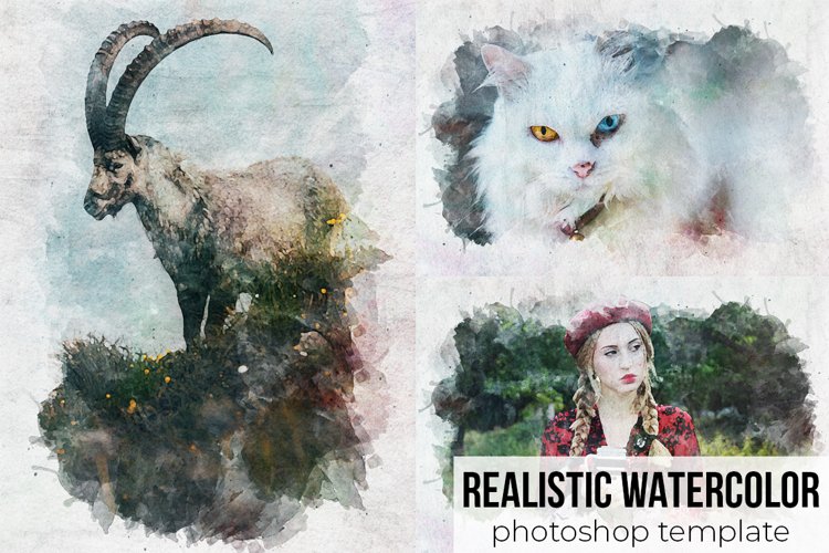 Realistic Watercolor Effect for Photoshop