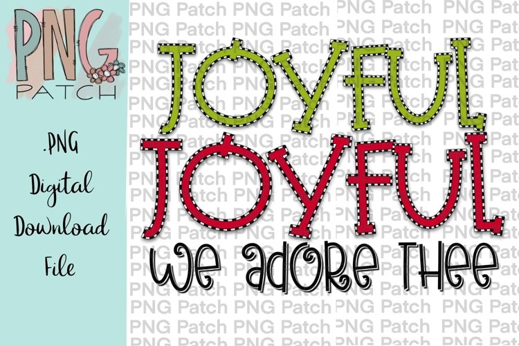 Joyful Joyful We Adore Thee Christmas Hymn Printable Design example image 1