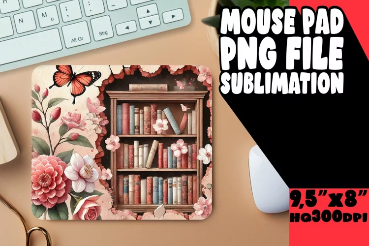 Playful DESK mat Fun Sublimation, Books