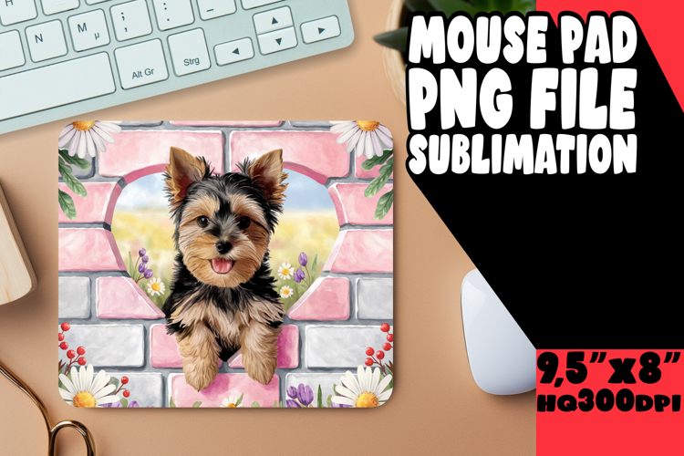 WHIMSICAL MOUSE PAD FUN DESIGNS, Cute Dog