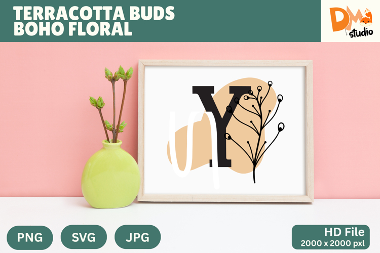 Floral Monogram Letter Svg Image 9