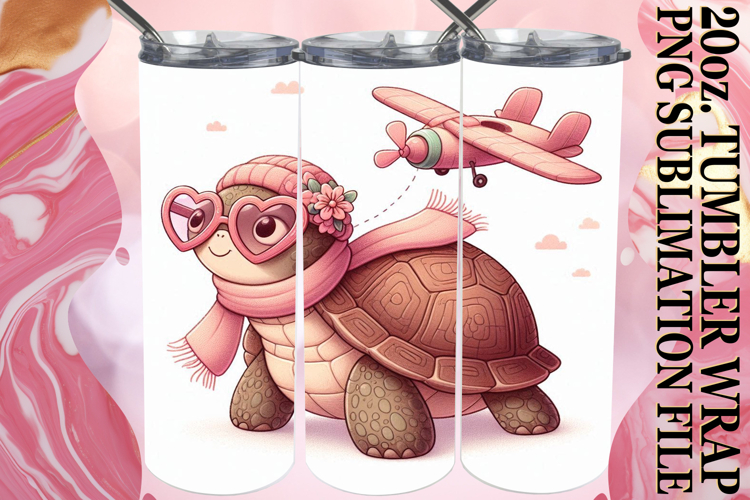ENCHANTED GIFT 20oz TUMBLER WRAP, Turtle