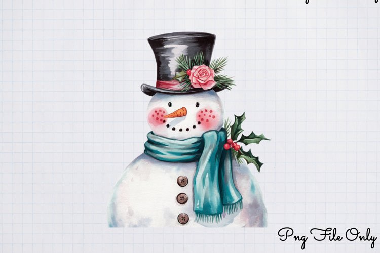 Victorian Winter Clipart Sublimation PNG
