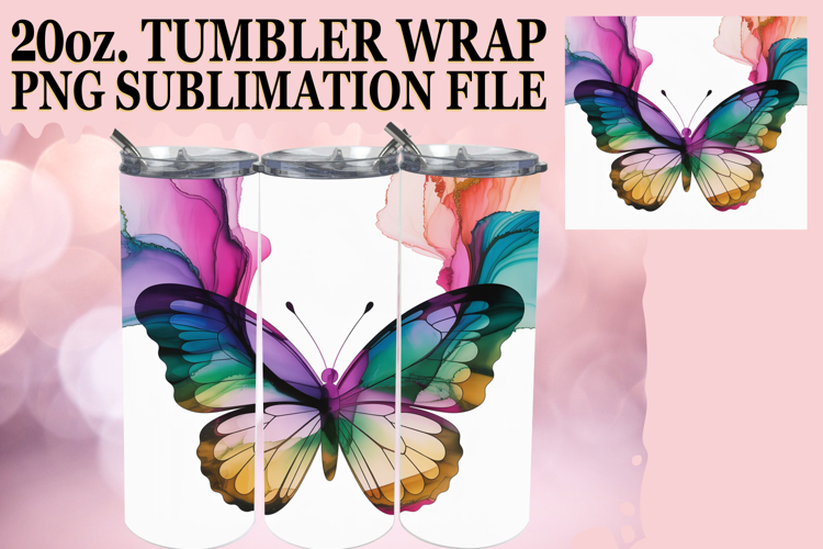 JOYFUL ESCAPES 20oz TUMBLER WRAP, Butterfly