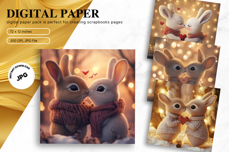 Easter Bunny Background Backdrop Rabbit Wallpaper Wall Art35