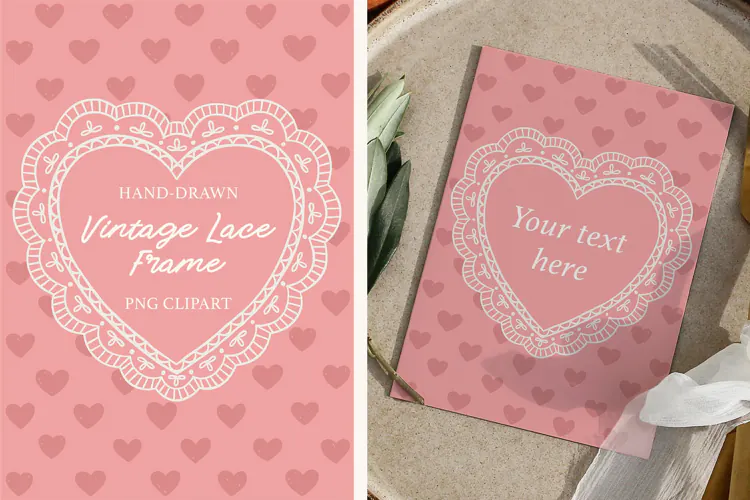 Hand-Drawn Vintage Cottagecore Oval Frame PNG Clipart