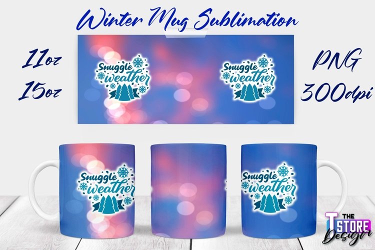 Winter Mug Sublimation | Winter 11 oz |15 oz Mug Sublimation example image 1