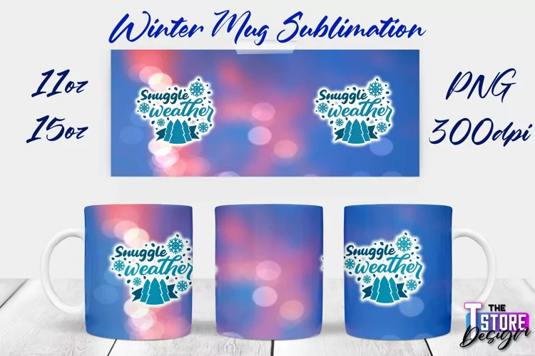 Winter Mug Sublimation | Winter 11 oz |15 oz Mug Sublimation