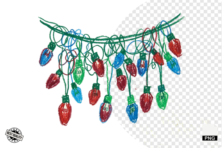 Holiday Lights Clipart Image 14