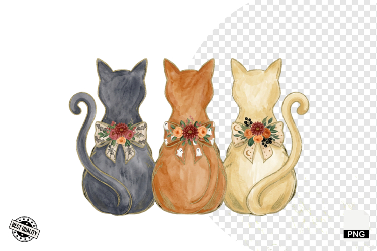 Black Cat Clipart Image 15