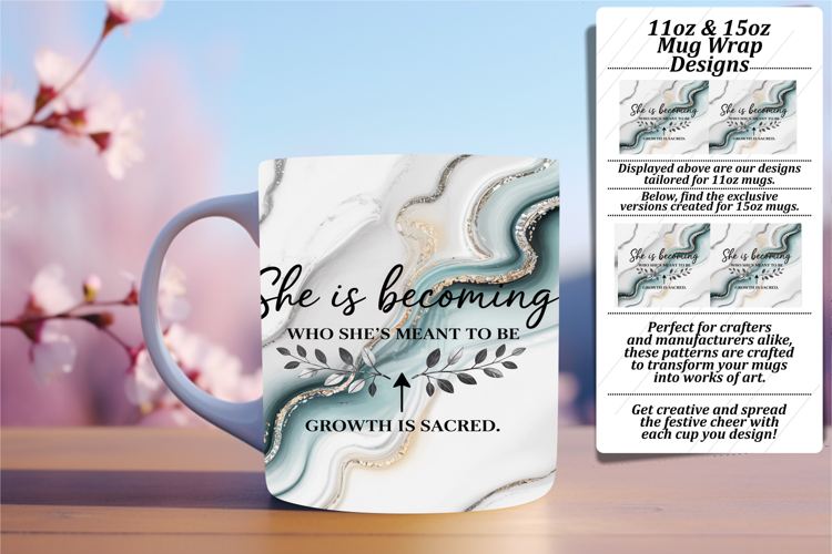 Gorgeous 15oz Mug Wrap Png Template , Religious