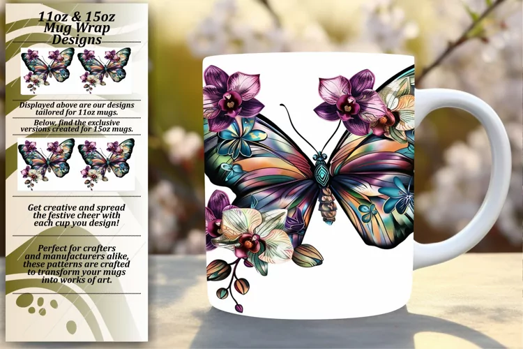 Spring Symphony: Butterfly Mug