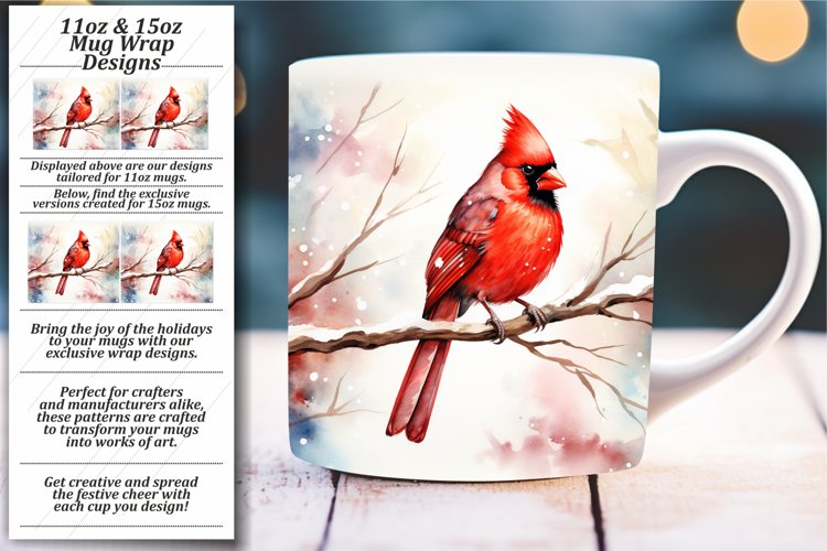 Winter Mug Wrap Cheer: Festive Sublimation