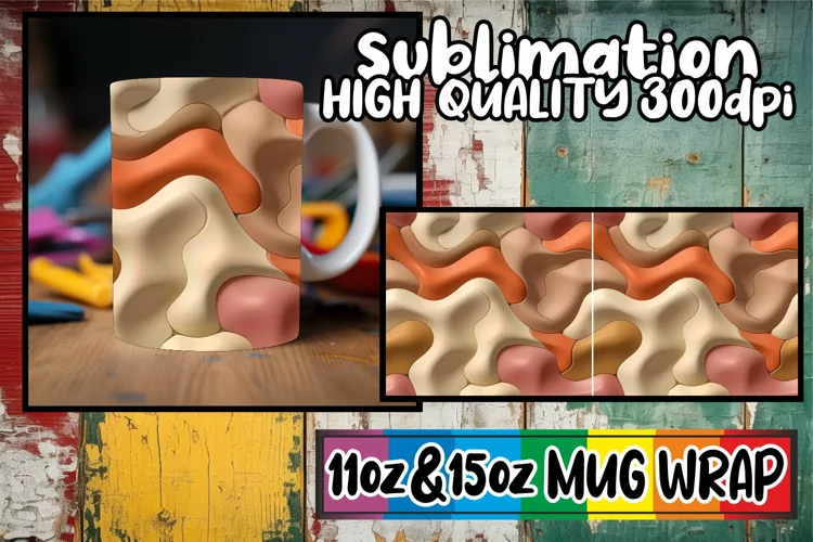 Dynamic Pattern Paradise: Abstract Mug Art