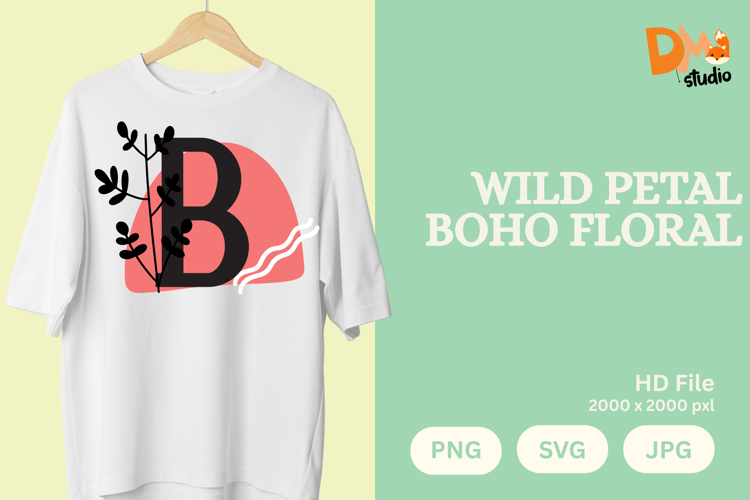 Boho Flower SVGs Image 19