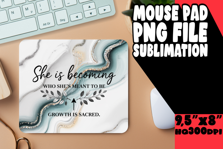 ENCHANTED mouse PAD Fun Sublimation, Religious