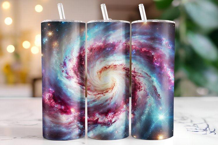 Galaxy Tumbler Wrap | Sublimation | Tumblers example image 1