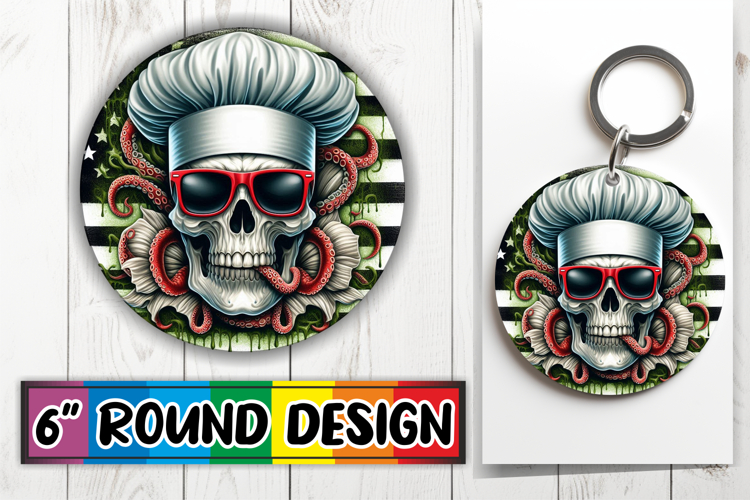 Joyful Keychain PNG Inspiration, Skull