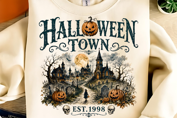 Funny Halloween PNG, Spooky Season PNG, Halloweentown PNG