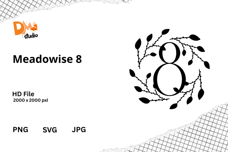 Floral Monogram Letter Svg Image 15
