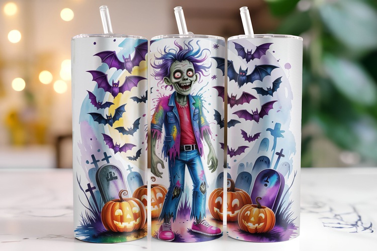 Happy Halloween Tumbler Wrap | Sublimation | Tumblers