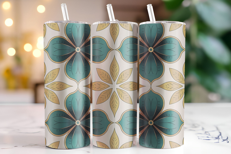 Flowers Tumbler Wrap | Sublimation | Tumblers
