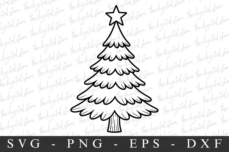 Merry Christmas Tree Svg Image 20