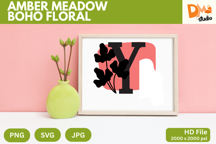 Boho Floral Svg Image 10