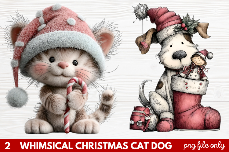 Christmas Dog Clipart Image 17