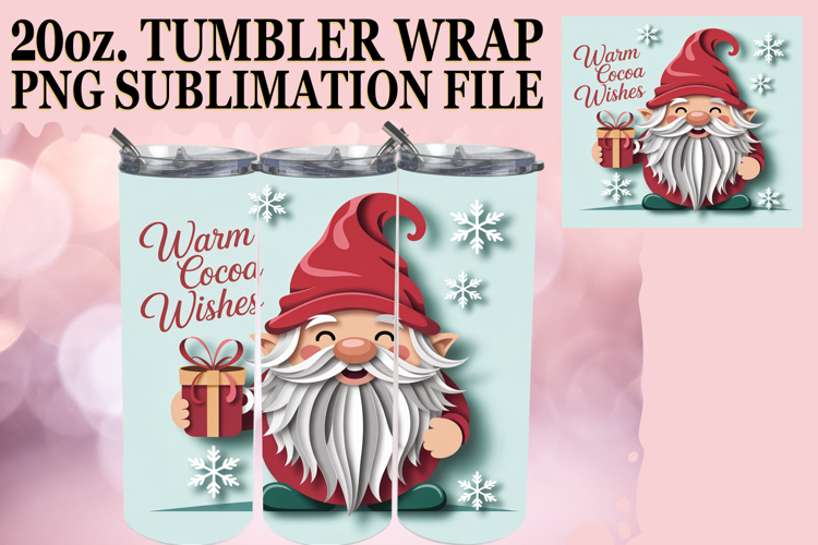 Christmas Tumbler Wrap Image 4