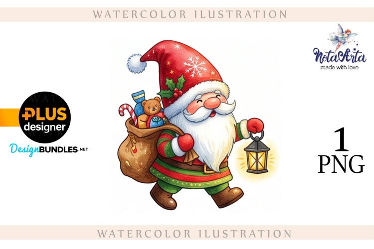Christmas Gnome Santa