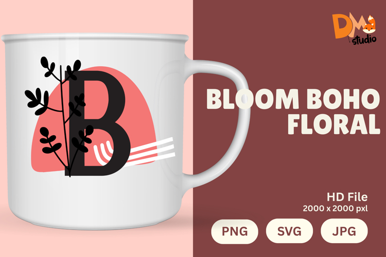 Boho Floral Svg Image 5