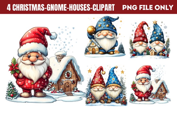 Christmas Gnome Clipart Image 9