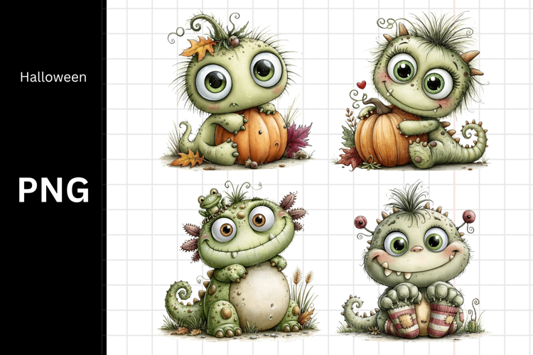 Halloween PNG, Monster PNG, Fall PNG