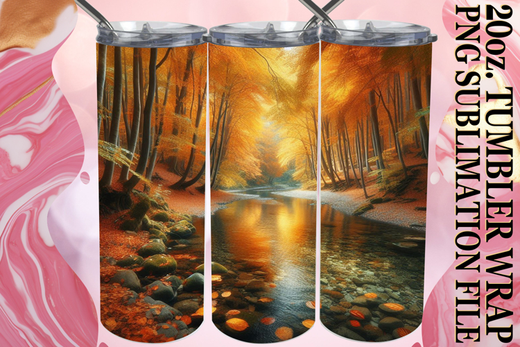 BRIGHT ADVENTURES 20oz TUMBLER WRAP, Autumn