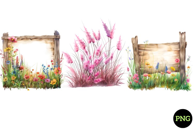 Flowers Border Clipart Image 23