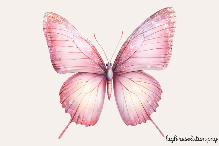 Pink Butterfly Clipart Image 22