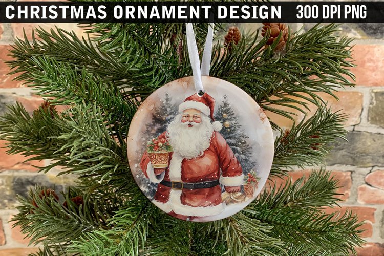 Christmas Ornament Sublimation PNG Design