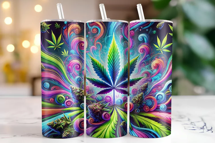 Marijuna Tumbler Wrap | Sublimation | Tumblers