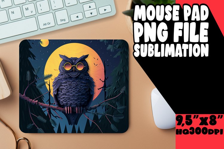 Bird-Lovers Owl Mousepad