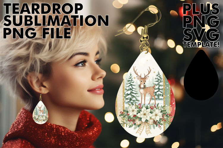 Unique Teardrop Earrings Gift Ideas, Christmas