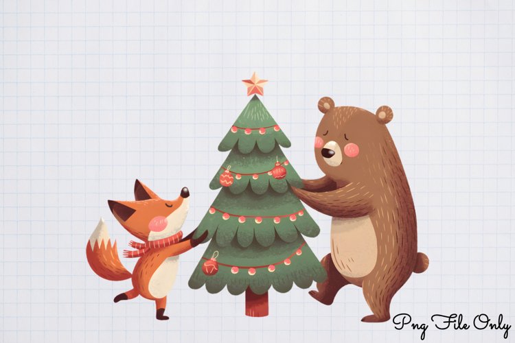 Boho Christmas Clipart Image 2