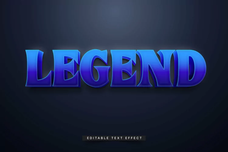 Editable Text Effect for Illustrator. Vector Graphic styles