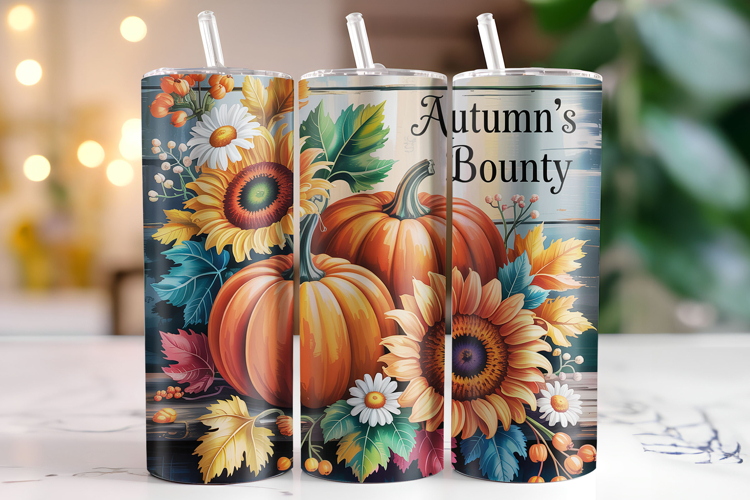 Autumns Bounty Tumbler Wrap | Sublimation | Tumblers