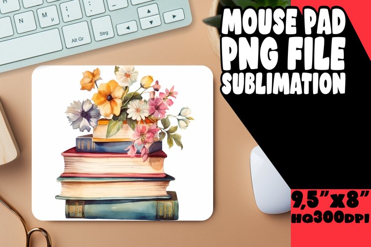 Blossoming Tales: Book   Flower Sublimation Mat