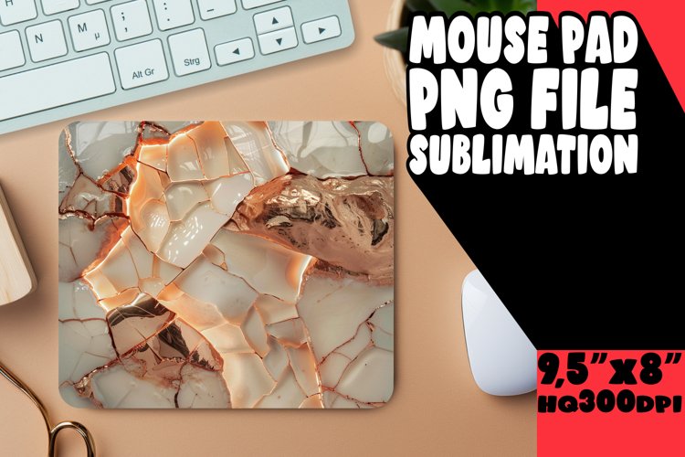 Glossy Geode Agate Patterned Pad Collection