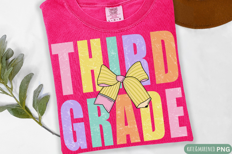 Third Grade PNG | Back To School PNG | 3rd Grade Teacher